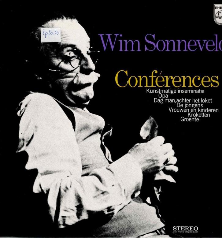 Vinyl, LP   -   Wim Sonneveld – Conférences, Cd's en Dvd's, Vinyl | Overige Vinyl, Overige formaten, Ophalen of Verzenden