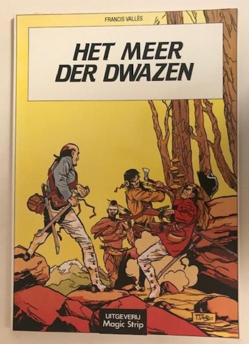 STRIP HET MEER DER DWAZEN - INDIANEN - KUIFJE ROBBEDOES, Boeken, Stripverhalen, Zo goed als nieuw, Eén stripboek, Ophalen of Verzenden