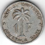 Belgisch Kongo + Ruanda-Urundi : 1 Frank 1960 KM#4 Ref 14691, Ophalen of Verzenden, Losse munt, Overige landen