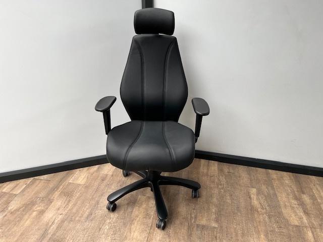 Raptor heavy duty 24uurs bureaustoel leer (b-keus), Huis en Inrichting, Zetels | Zetels, Leer, Ophalen of Verzenden