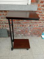 Table d'appoint réglable en hauteur, Informatique & Logiciels, Tables d'ordinateur portable, Comme neuf, Réglable en hauteur