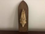 Madonna met kind wanddecoratie hout / gips religie, Ophalen of Verzenden