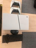 Ps5 slim digital + 2 controllers , razer muis en toetsenbord, Games en Spelcomputers, Ophalen, Zo goed als nieuw, Playstation 5 Digital