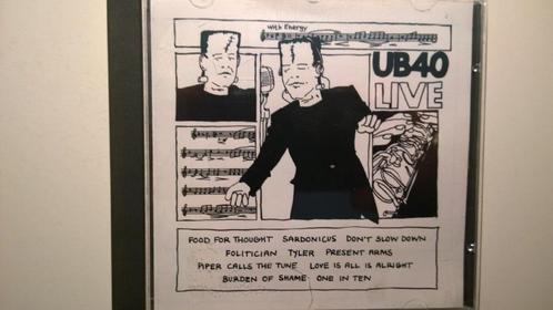 UB40 - Live, Cd's en Dvd's, Cd's | Reggae en Ska, Zo goed als nieuw, Ophalen of Verzenden