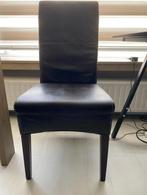 Buffelleer stoelen 6stuks, Huis en Inrichting, Stoelen, Ophalen, Zwart, Leer, Zo goed als nieuw