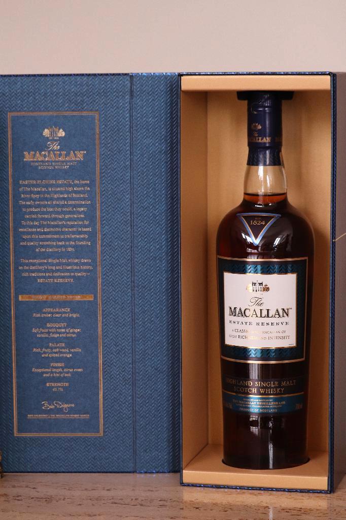Macallan 1824 Collection Estate Reserve, Verzamelen, Wijnen, Nieuw, Ophalen