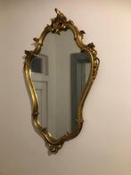 Grand miroir doré , sculpté 83 cm, Antiek en Kunst, Antiek | Spiegels, Ophalen, Overige vormen, 50 tot 100 cm, Minder dan 100 cm