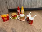 Set hamburgers/friet, Ophalen of Verzenden, Gebruikt, Kunststof, Speelkeuken-accessoire