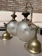 Lustres suspensions en verre, Maison & Meubles, Enlèvement, Utilisé, Verre