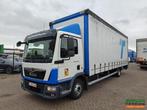 MAN TGL 12.250 4x2 Dagcab Euro6 - 12T - Schuifzeilenbak 7.7m, Auto's, Vrachtwagens, Automaat, Diesel, Te koop, Cruise Control