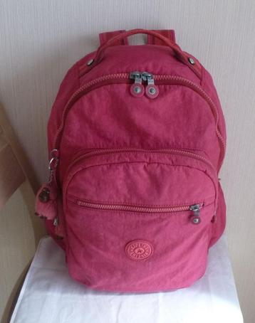 Kipling fuchsia + monkey grote rugzak beschikbaar voor biedingen