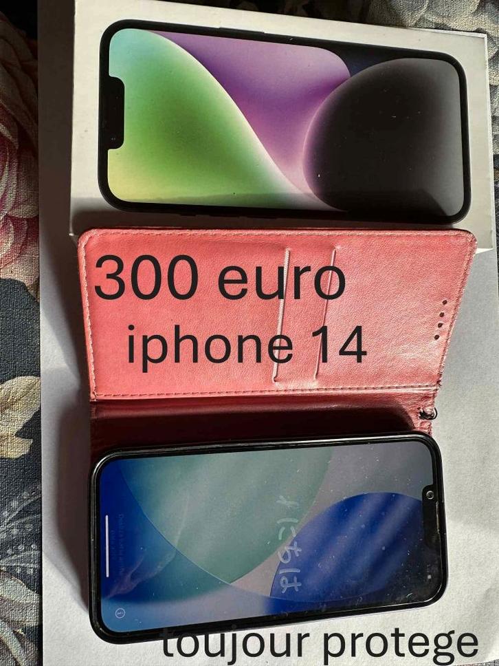 iphone 14 pour 300 euro, Télécoms, Téléphonie mobile | Apple iPhone, Comme neuf, Sans abonnement, iPhone 14, Noir, Enlèvement