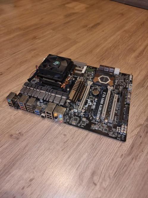 Asus Moederbord + AMD CPU + Koeler, Computers en Software, Moederborden, Gebruikt, AMD, Ophalen of Verzenden