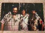 Rare photo signé Michael Jackson+ George Lucas+Coppola, Comme neuf, Signé