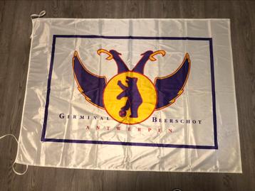 Vintage vlag germinal beerschot - 135 x 101 cm