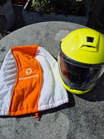nieuwe fluo gele Schuberth motorhelm te koop, Motoren, Dames, XL, Nieuw zonder kaartje, Ophalen