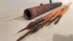 Oude pijlenkoker en pijlen, Antiek en Kunst, Ophalen
