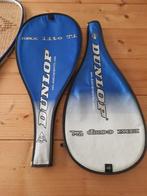 2 squash raketten, Sport en Fitness, Squash, Racket, Met hoes, Zo goed als nieuw, Ophalen