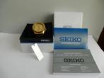 Seiko 5 Sports Gold Automatic 4r36 FULL SET, Staal, Seiko, Ophalen of Verzenden, Staal