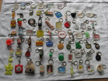 Jaren 60-70 Vintage 66 Verschillende Sleutelhangers beschikbaar voor biedingen