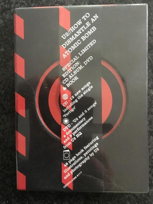 U2 How To Dismantle An Atomic Bomb CD+DVD+Boek boxset NIEUW, Cd's en Dvd's, Cd's | Rock, Nieuw in verpakking, Ophalen of Verzenden