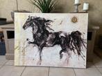 Portret v paard 100x75 cm, Antiek en Kunst, Ophalen