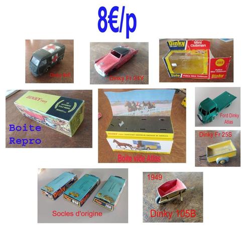 Lot Dinky:Boite Vide(254,255,268,612,925),Studebake,Brouette, Antiek en Kunst, Antiek | Speelgoed, Ophalen