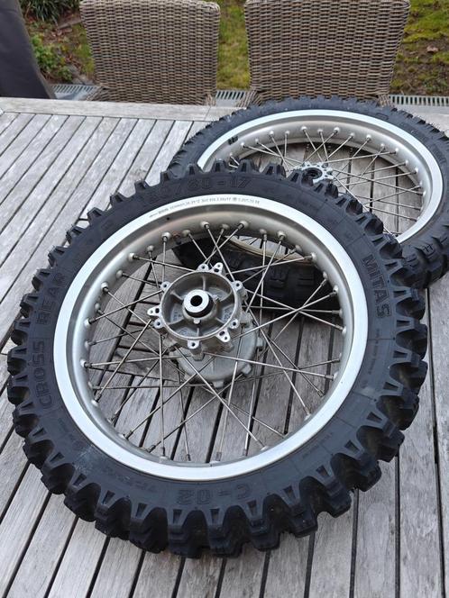 SET Spaakvelgen BMW F650GS 2000-2007, inclusief banden, Motoren, Onderdelen | BMW, Gebruikt, Ophalen