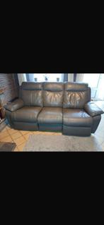 Canapé en cuir 6 places modulable – 4 places électriques, Maison & Meubles, Quatre personnes ou plus, Banc droit, Enlèvement, Utilisé