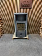 25153 Speksteenkachel Max Blank 7kw, Ophalen, Gebruikt, Houtkachel, Vrijstaand