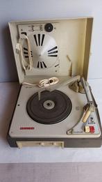 Retro - Tourne-disque portable avec amplificateur de la marq, Enlèvement ou Envoi, Reconditionné, Tourne-disque, Philips