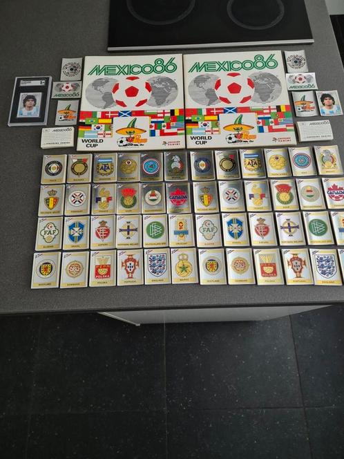 Panini Mexico 86 WK 1986 ** 2x Losse Set + 2x Leeg Album **, Hobby en Vrije tijd, Stickers en Plaatjes, Zo goed als nieuw, Meerdere stickers