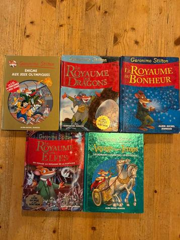 5 albums de Geronimo Stilton beschikbaar voor biedingen