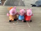 Peppa Pig verschillende pluche characters (17 cm), Ophalen of Verzenden, Zo goed als nieuw, Overige typen