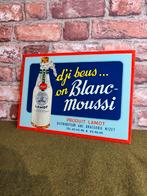 Carton publicitaire blanc moussi brasserie nizet, Collections, Enlèvement ou Envoi