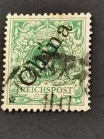 Duitse Post in China 1897 - met handstempel "China", Ophalen of Verzenden, Gestempeld, Oost-Azië
