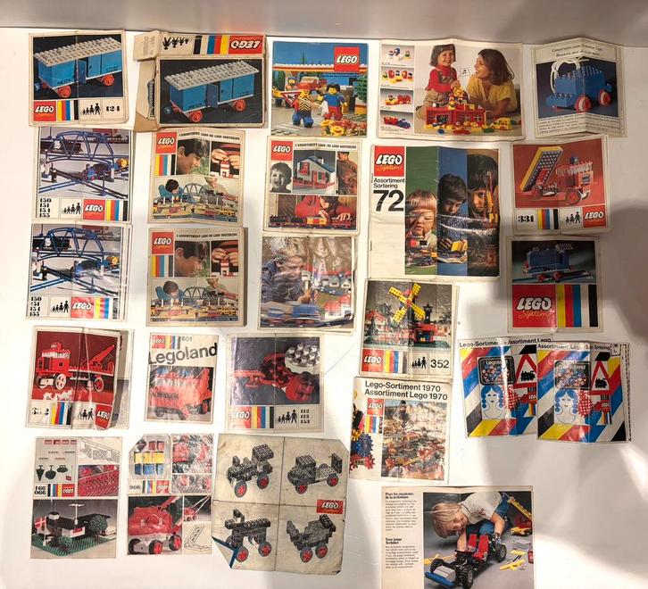 Groot lot vintage LEGO catalogi – jaren ’60/’70, Kinderen en Baby's, Speelgoed | Duplo en Lego, Ophalen of Verzenden