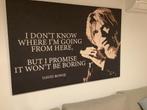 Canvas David Bowie te koop, Antiquités & Art, Enlèvement