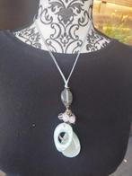 Mooie statement ketting/ mintgroen, Overige materialen, Verstelbaar, Nieuw, Ophalen of Verzenden