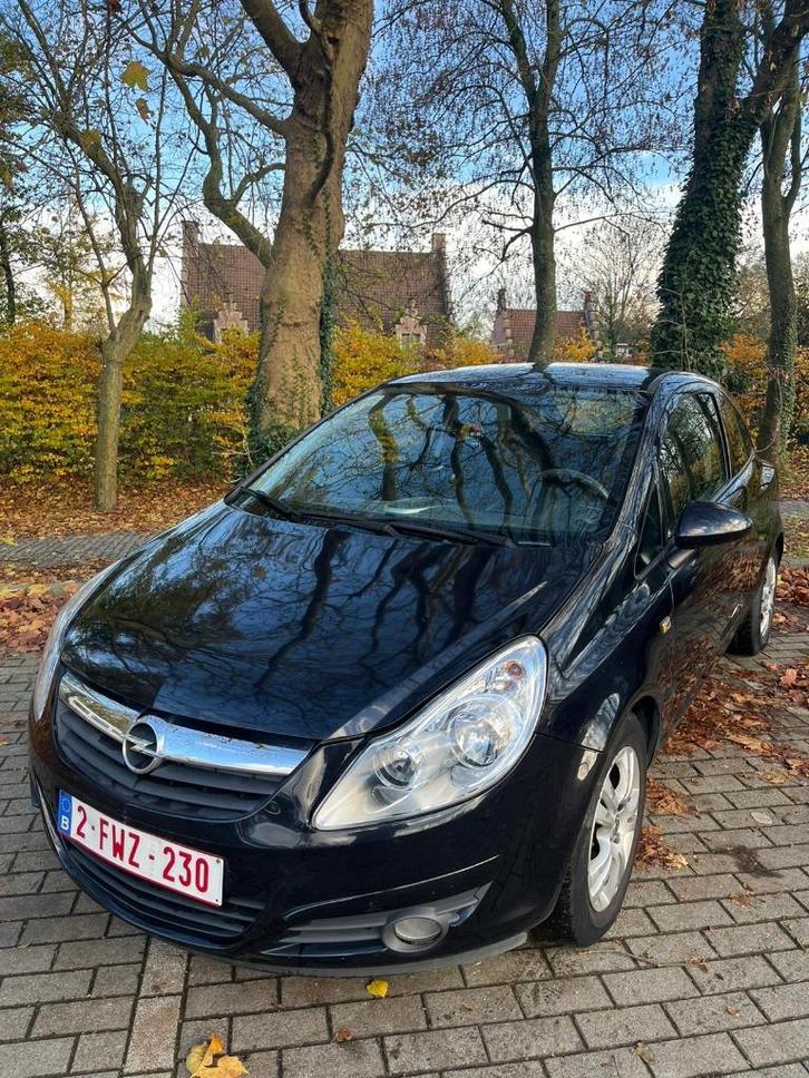 opel corsa 2009, Auto's, Opel, Particulier, Corsa, Airbags, Benzine, Euro 4, Stadsauto, 2 deurs, Handgeschakeld, Zwart, Zwart