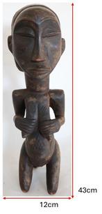 sculpture bois africaine congo artisanal, Antiquités & Art, Art | Sculptures & Bois, Enlèvement ou Envoi