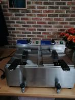 Professionele dubbele friteuse Cater Tech 2 x 8 liter, Zakelijke goederen, Horeca | Keukenapparatuur, Ophalen, Gebruikt, Fornuis, Frituur en Grillen