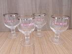 4 verres bière Galopin CHIMAY Ht 12 cm, Ophalen, Nieuw, Bierglas