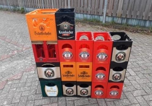 Partij duitse bierkratten, Verzamelen, Biermerken, Ophalen