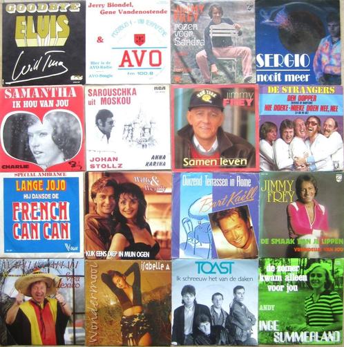 Lot van 16  NEDERLANDSTALIGE /VLAAMSE  singeltjes, Cd's en Dvd's, Vinyl | Nederlandstalig, Gebruikt, Pop, Overige formaten, Ophalen of Verzenden