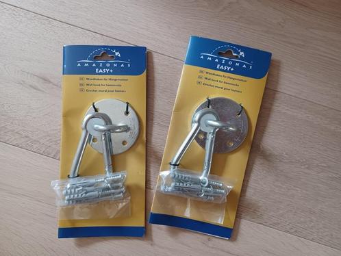 Muurhaken Amazonas Easy+ hangmat (2 stuks), Tuin en Terras, Hangmatten, Nieuw, Binnen, Buiten, Ophalen of Verzenden