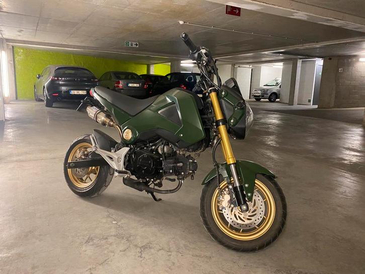 Honda MSX 125CC Vert Forest Green parfait etat, Motos, Motos | Honda, Particulier, Sport, jusqu'à 11 kW, 2 cylindres, Échappement sport