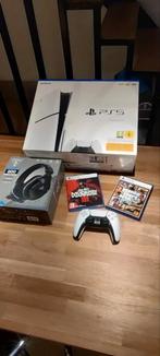 Playstation 5 & games & headset, Games en Spelcomputers, Spelcomputers | Sony PlayStation 5, Ophalen, Playstation 5