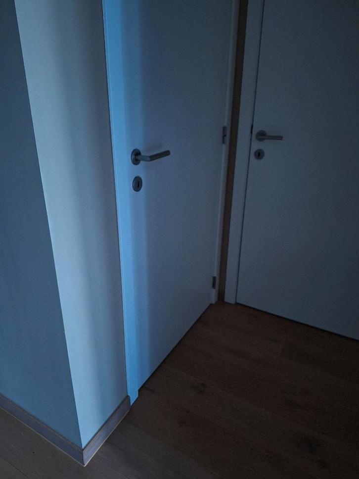 witte gelakte binnendeuren, Bricolage & Construction, Fenêtres & Moustiquaires, Comme neuf, Porte intérieure, 200 à 215 cm, 80 à 100 cm