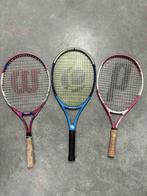 Raquette tennis enfants (lot de 3) taille 23-25 inch, Sport en Fitness, Tennis, Ophalen of Verzenden, Gebruikt, Racket, Wilson